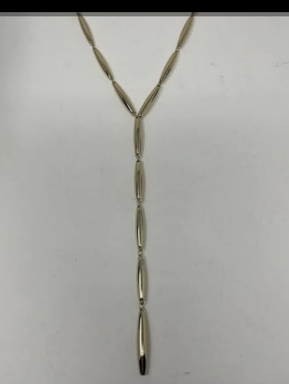Joan Rivers Vintage Gold-Tone Y-Shape Drop Necklace